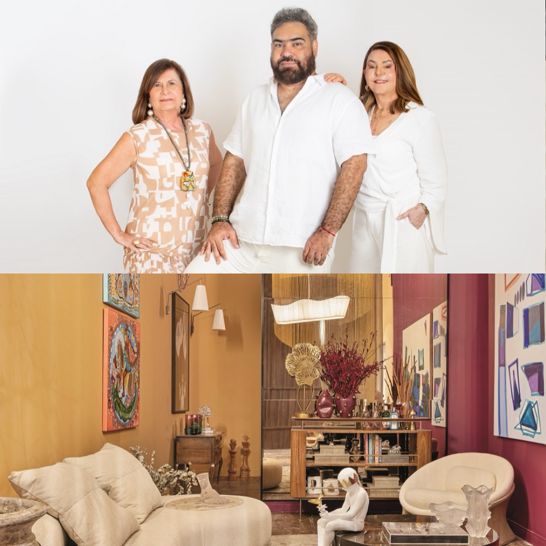 Assinado por Anete Bacelar, Celeste Leão e Pedro Mahcario, ambiente propõe uma experiência sensorial marcada por ancestralidade, acolhimento e expressividade artística
