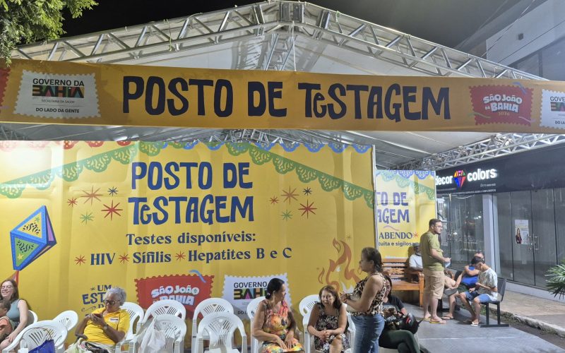Governo do Estado intensifica ações de testagem e vacinação durante festividades em Brumado