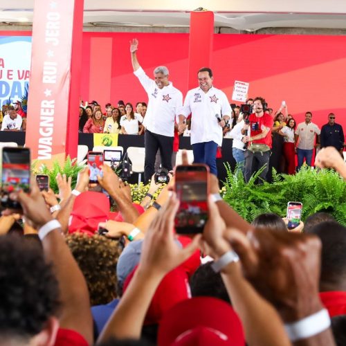Jerônimo é o governador-prefeito de Salvador”, dispara Geraldinho em convenção da majoritária com a presença de Lula