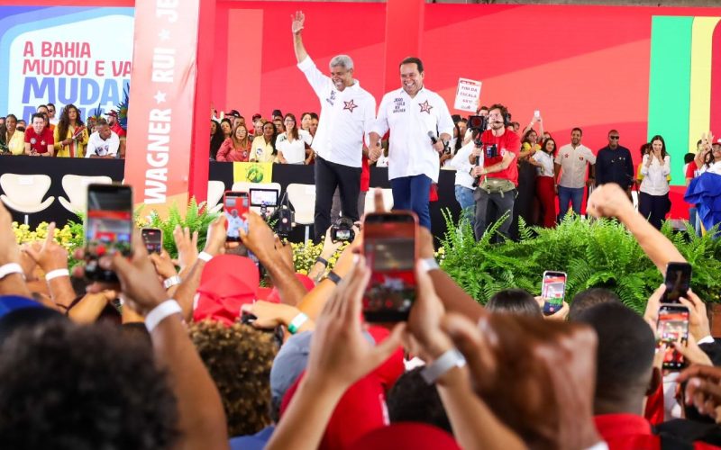 Jerônimo é o governador-prefeito de Salvador”, dispara Geraldinho em convenção da majoritária com a presença de Lula