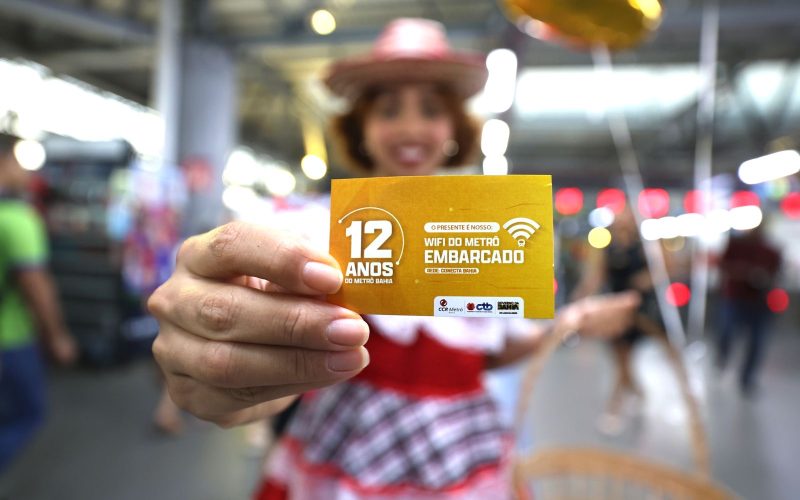 Metrô Bahia amplia conectividade com Wi-Fi gratuito e fortalece mobilidade de mais de 400 mil usuários por dia