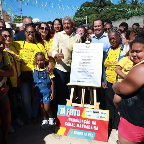 Obras do Canal Mangabeira levam a fim dos alagamentos, mais lazer e qualidade de vida para moradores do Bairro da Paz e Itapuã