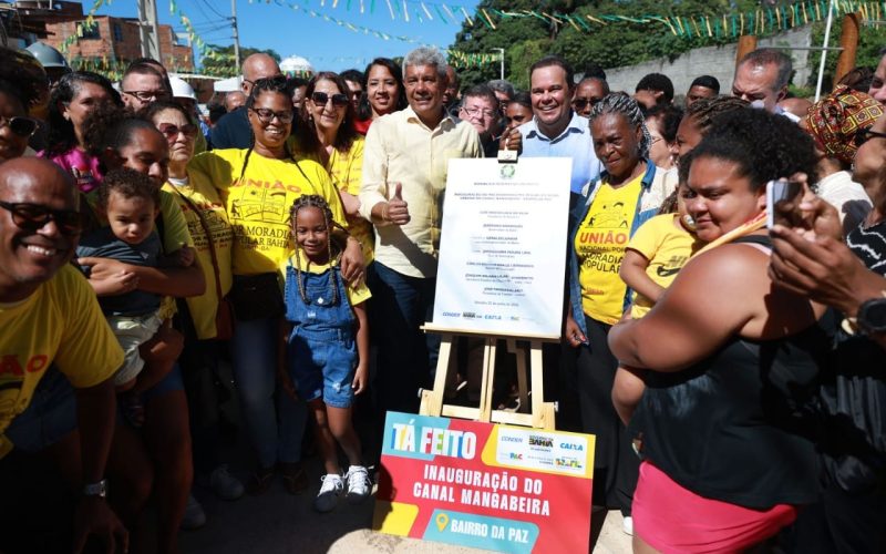 Obras do Canal Mangabeira levam a fim dos alagamentos, mais lazer e qualidade de vida para moradores do Bairro da Paz e Itapuã