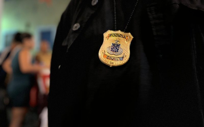Policiais civis velados reforçam a segurança durante festejos juninos no Pelourinho