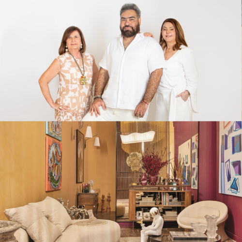 Assinado por Anete Bacelar, Celeste Leão e Pedro Mahcario, ambiente propõe uma experiência sensorial marcada por ancestralidade, acolhimento e expressividade artística