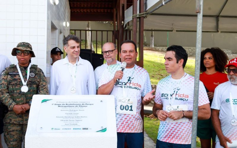 Geraldinho entrega 1ª etapa da requalificação do Parque Metropolitano de Pituaçu